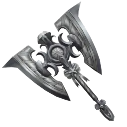 Silver Swirly Axe
