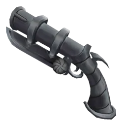 Silver Swirly Gun